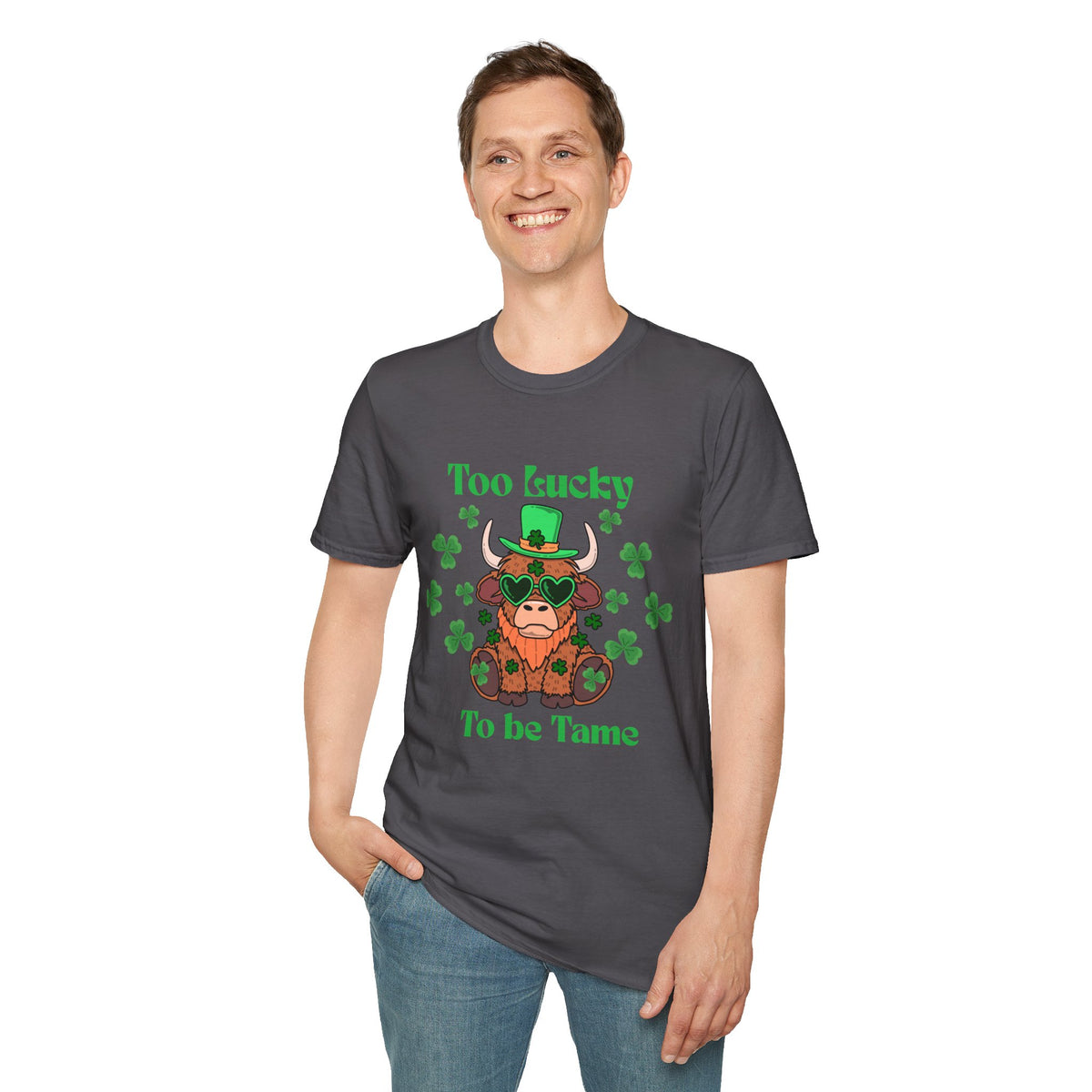 St. Patrick's Day 'Too Lucky To Be Tame' Lucky Bull Tee