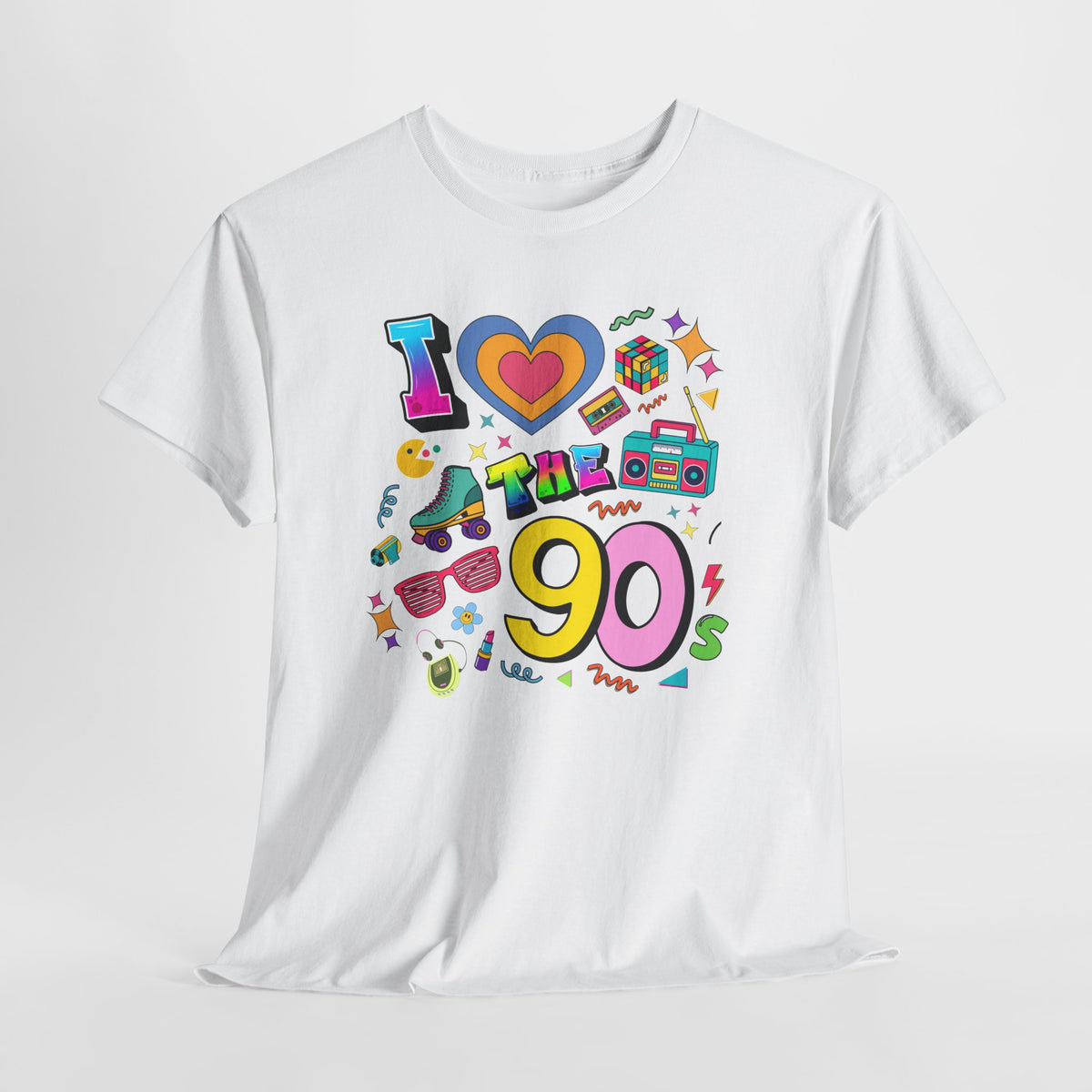 I  Love The 90s T-Shirt — Retro 90s Nostalgia Graphic Tee