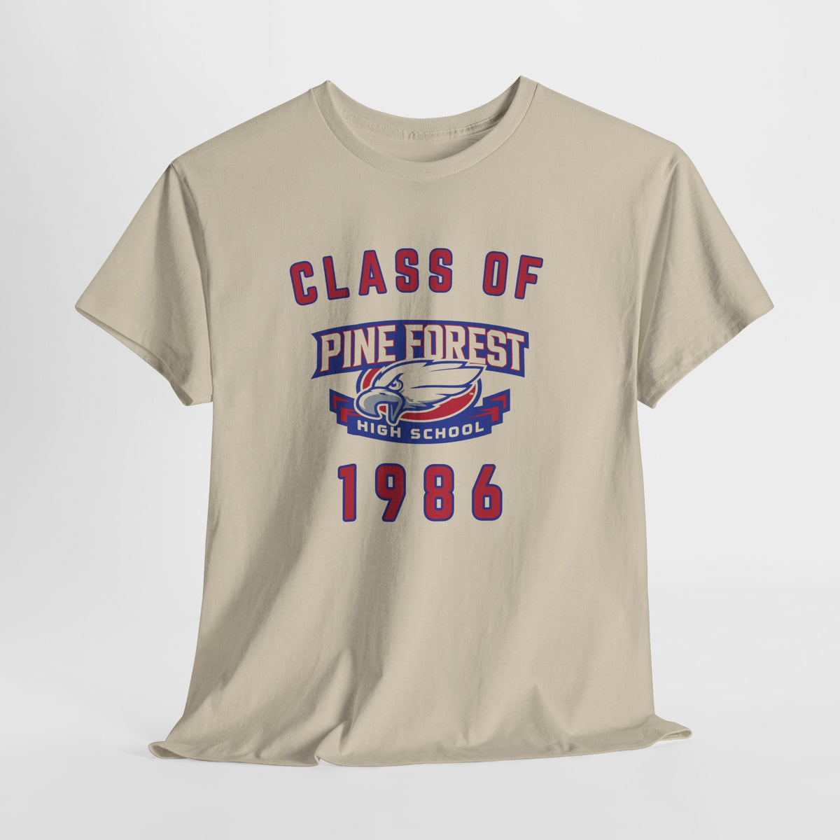 Class of 1986 Pine Forest High School Reunion T-Shirt — 40 Years Alumni Tee