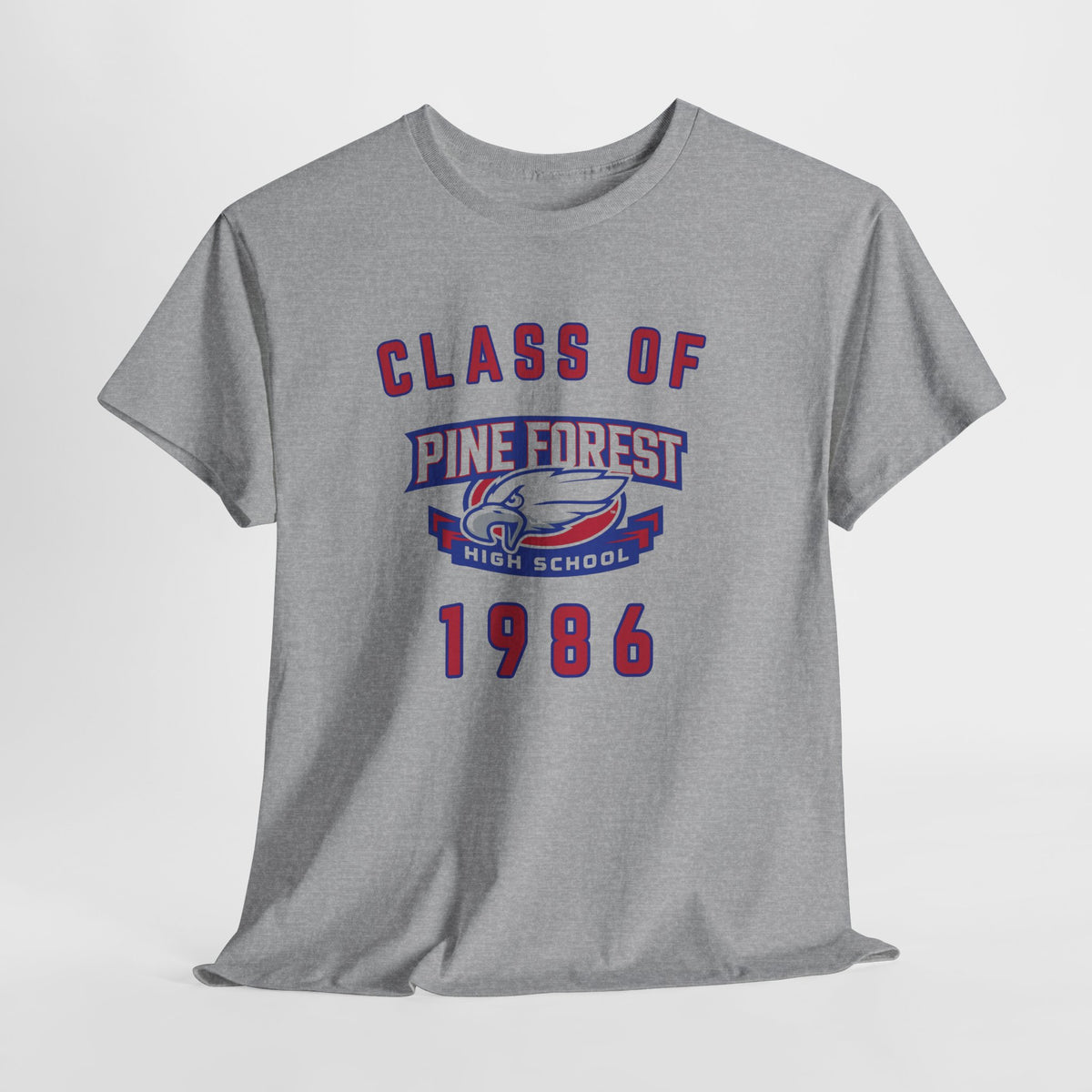 Class of 1986 Pine Forest High School Reunion T-Shirt — 40 Years Alumni Tee