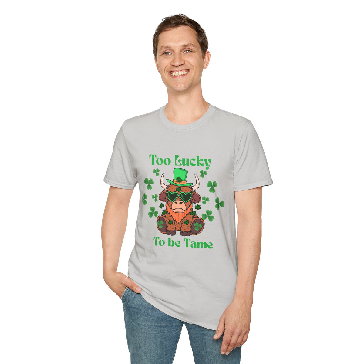 St. Patrick's Day 'Too Lucky To Be Tame' Lucky Bull Tee