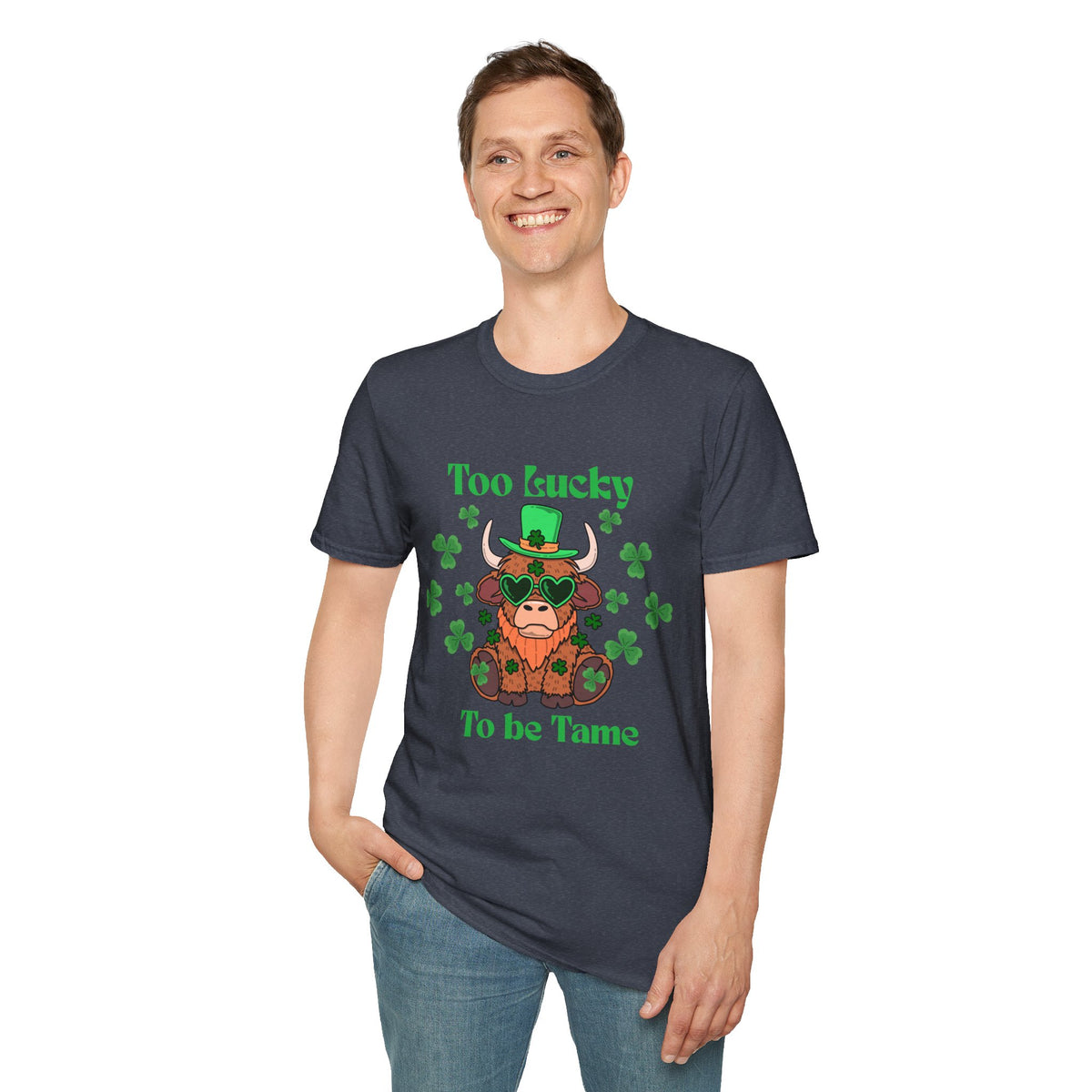 St. Patrick's Day 'Too Lucky To Be Tame' Lucky Bull Tee