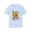 Sunflower & Butterflies T-Shirt — "Bloom Wild, Shine Bright" T-shirt