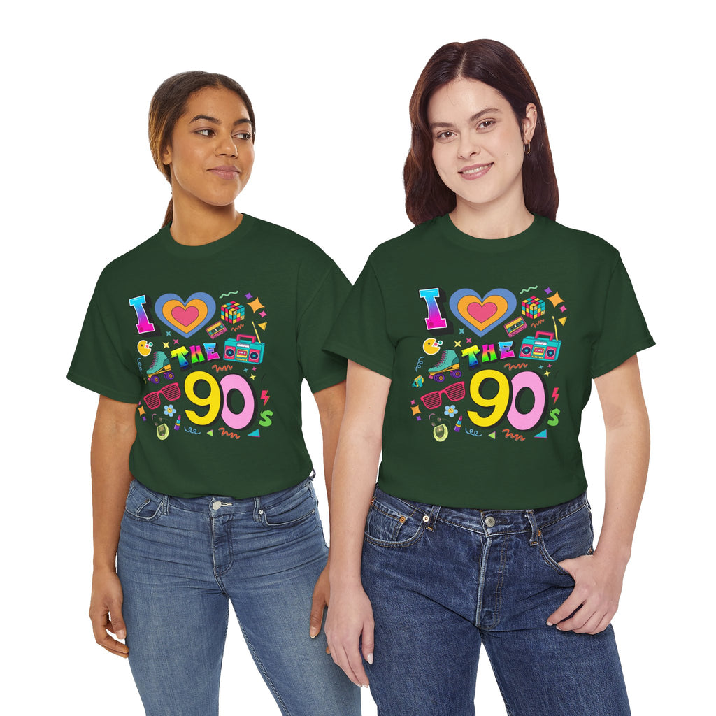 I  Love The 90s T-Shirt — Retro 90s Nostalgia Graphic Tee