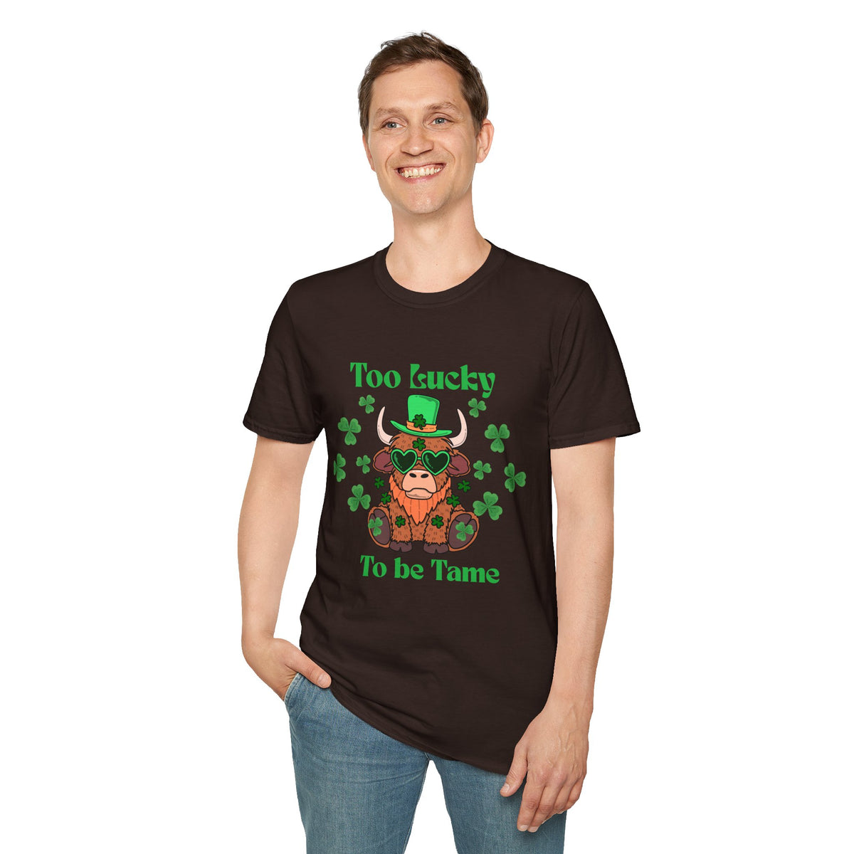 St. Patrick's Day 'Too Lucky To Be Tame' Lucky Bull Tee