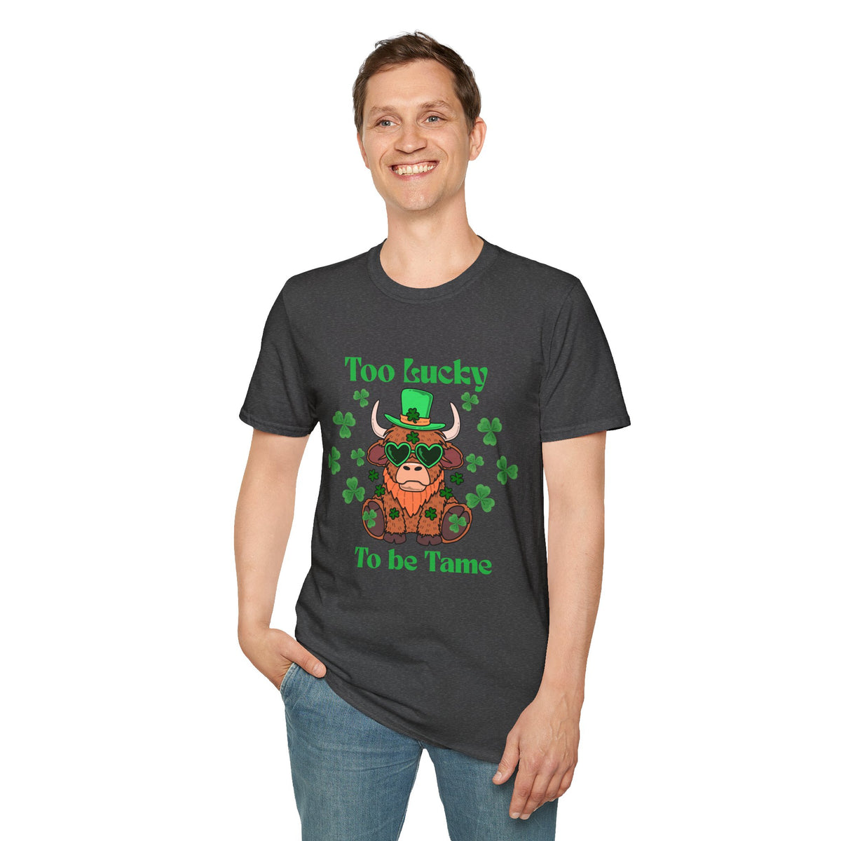 St. Patrick's Day 'Too Lucky To Be Tame' Lucky Bull Tee