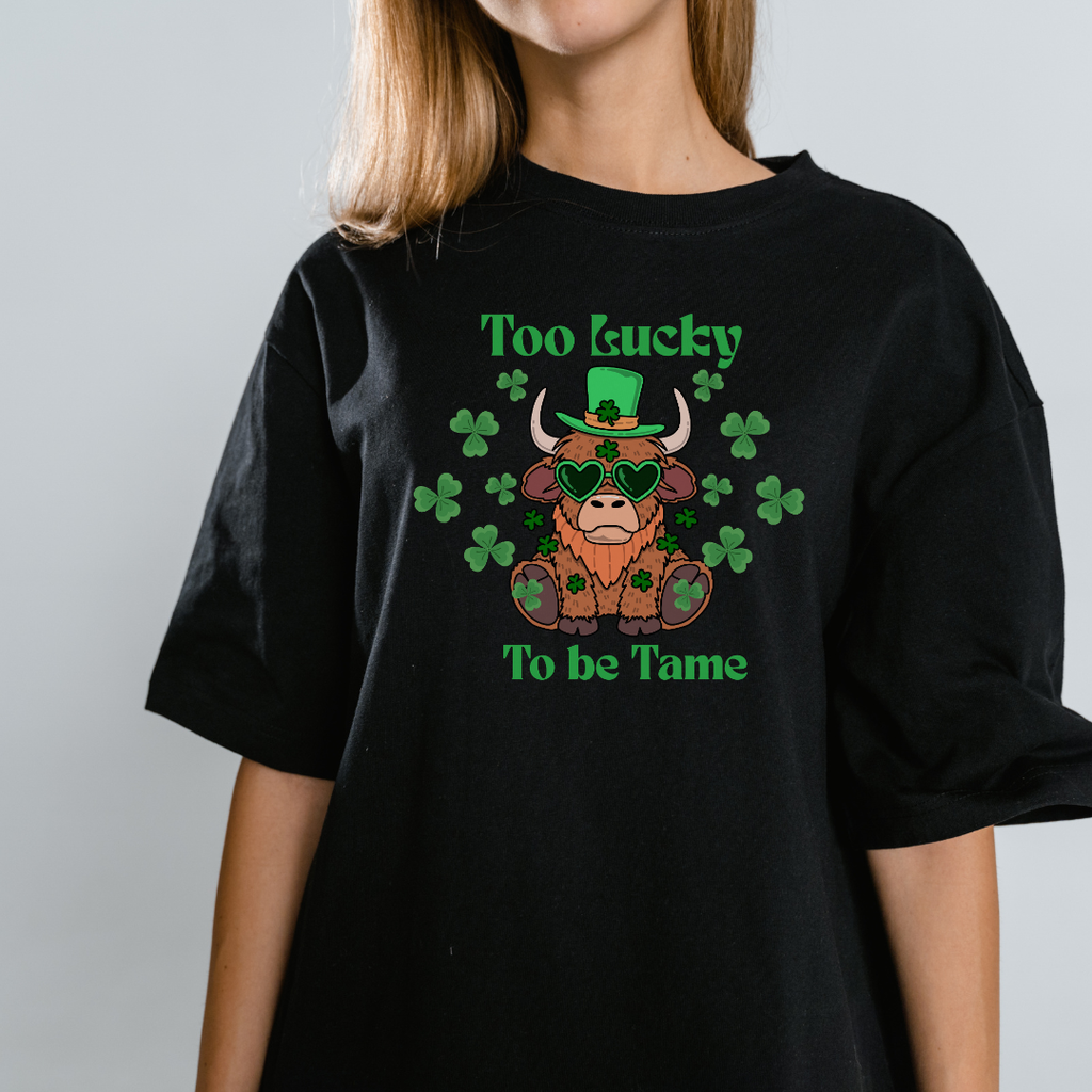 St. Patrick's Day 'Too Lucky To Be Tame' Lucky Bull Tee