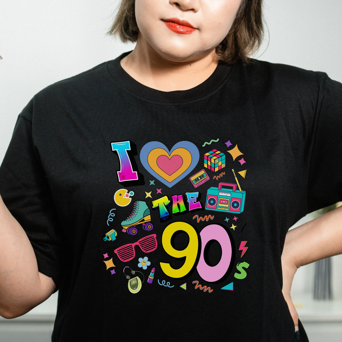 I  Love The 90s T-Shirt — Retro 90s Nostalgia Graphic Tee