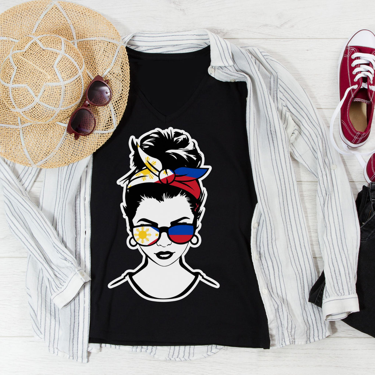 Pinay Pride Graphic T-Shirt
