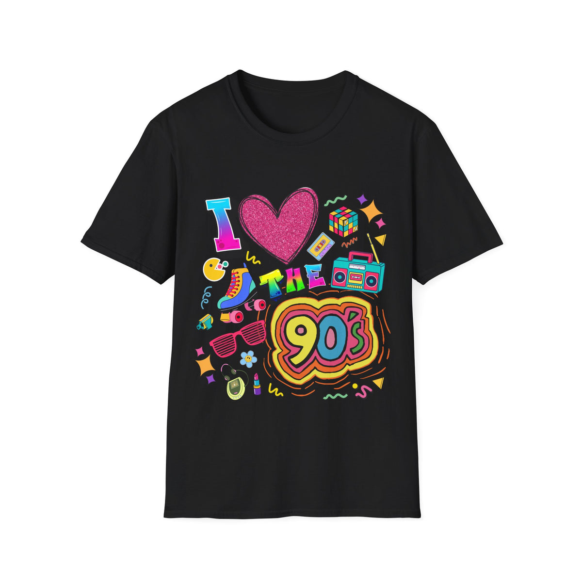 I Love The 90s T-Shirt — Retro 1990s Nostalgia Graphic Tee