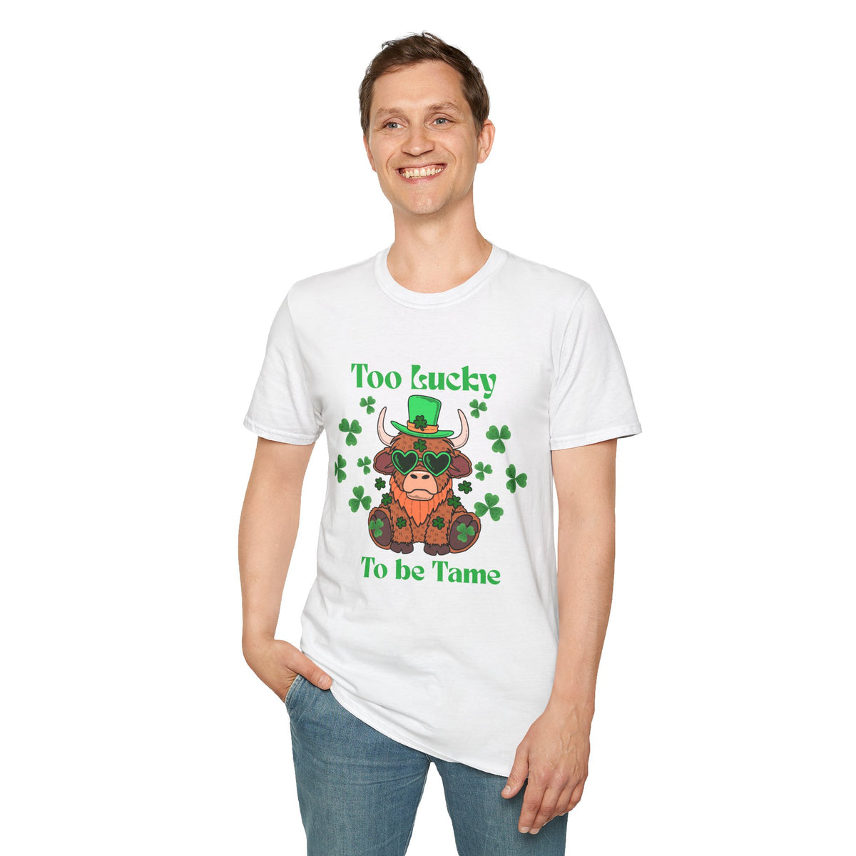 St. Patrick's Day 'Too Lucky To Be Tame' Lucky Bull Tee