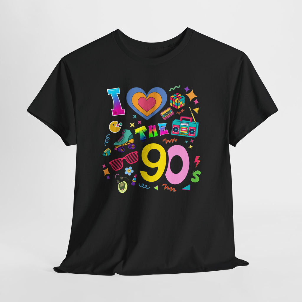 I  Love The 90s T-Shirt — Retro 90s Nostalgia Graphic Tee