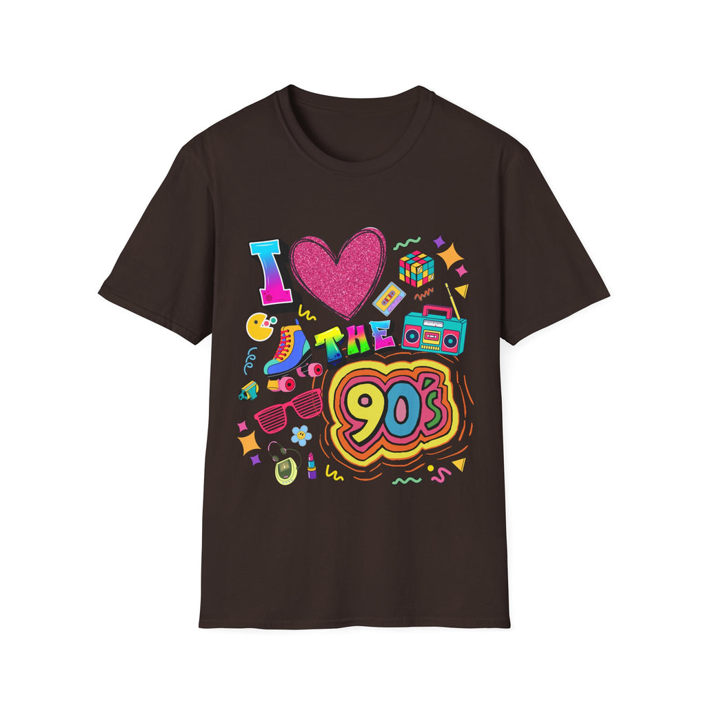 I Love The 90s T-Shirt — Retro 1990s Nostalgia Graphic Tee