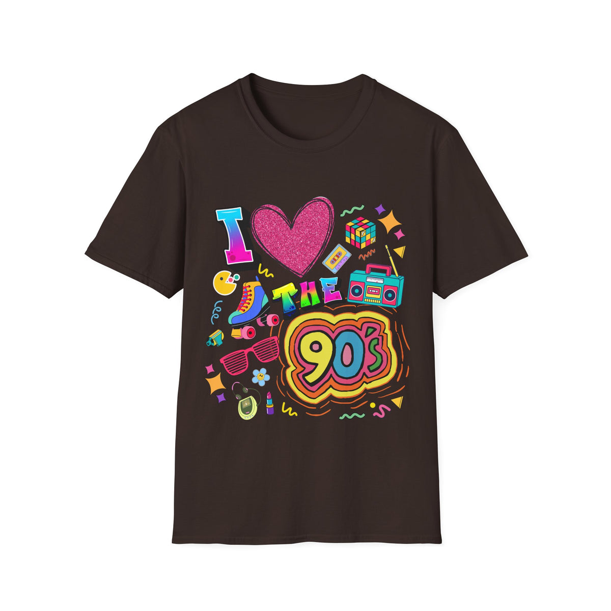 I Love The 90s T-Shirt — Retro 1990s Nostalgia Graphic Tee