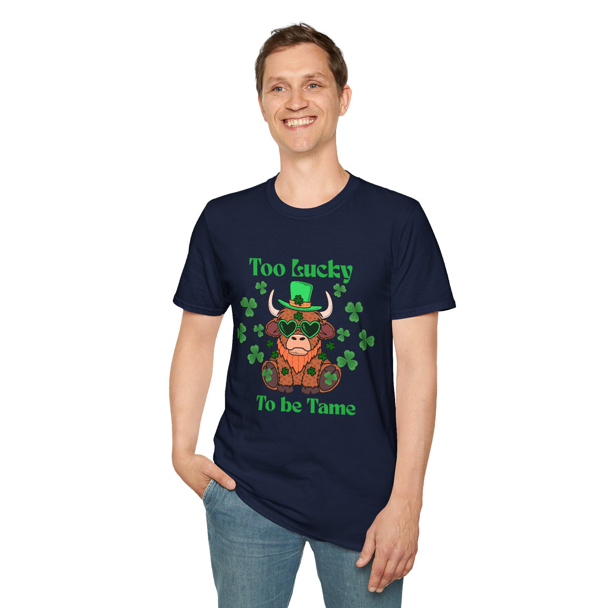 St. Patrick's Day 'Too Lucky To Be Tame' Lucky Bull Tee