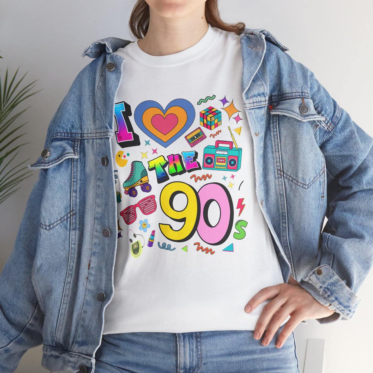 I  Love The 90s T-Shirt — Retro 90s Nostalgia Graphic Tee