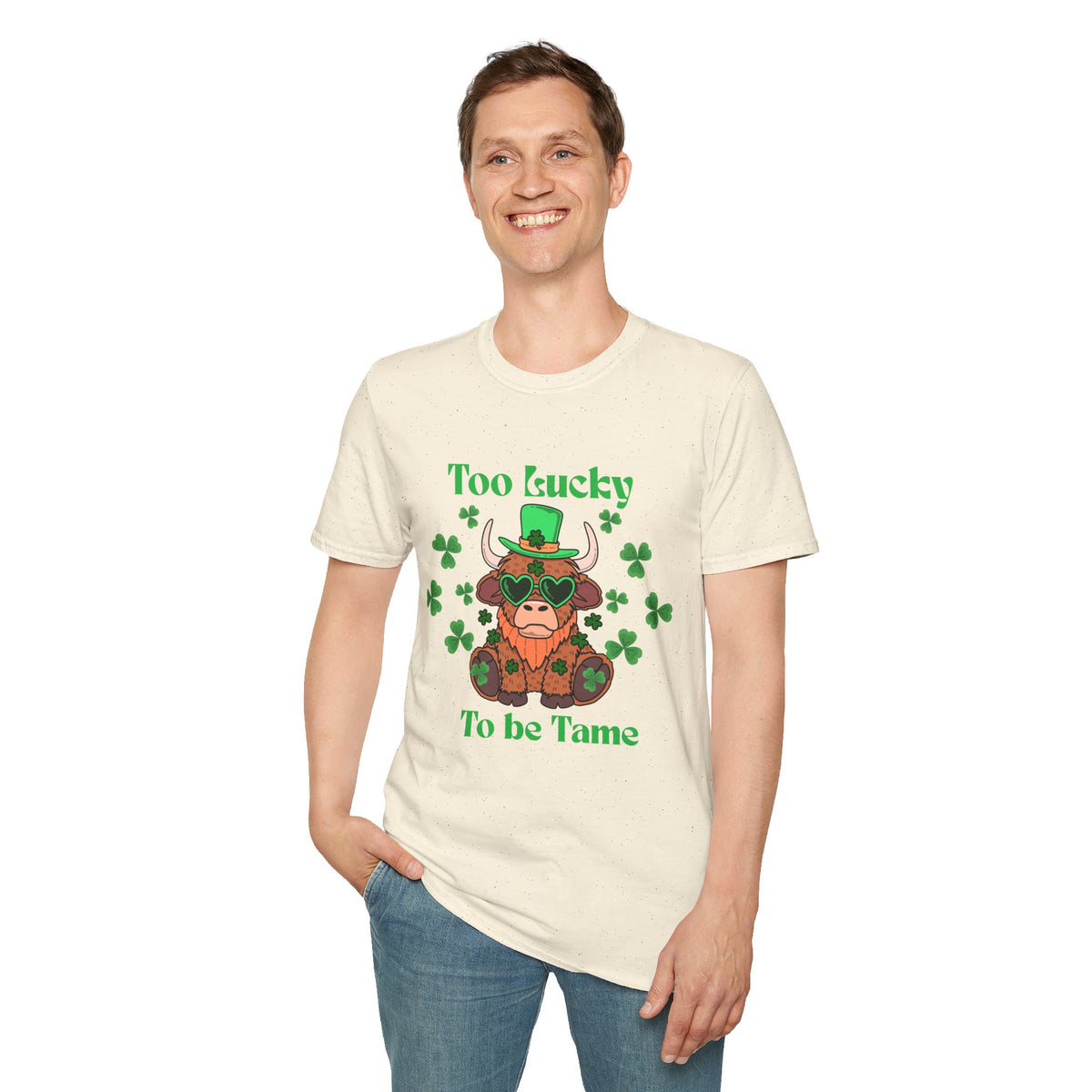 St. Patrick's Day 'Too Lucky To Be Tame' Lucky Bull Tee