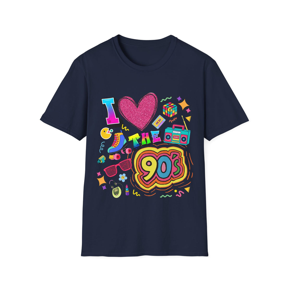 I Love The 90s T-Shirt — Retro 1990s Nostalgia Graphic Tee