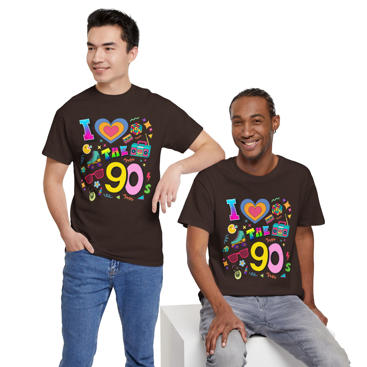 I  Love The 90s T-Shirt — Retro 90s Nostalgia Graphic Tee